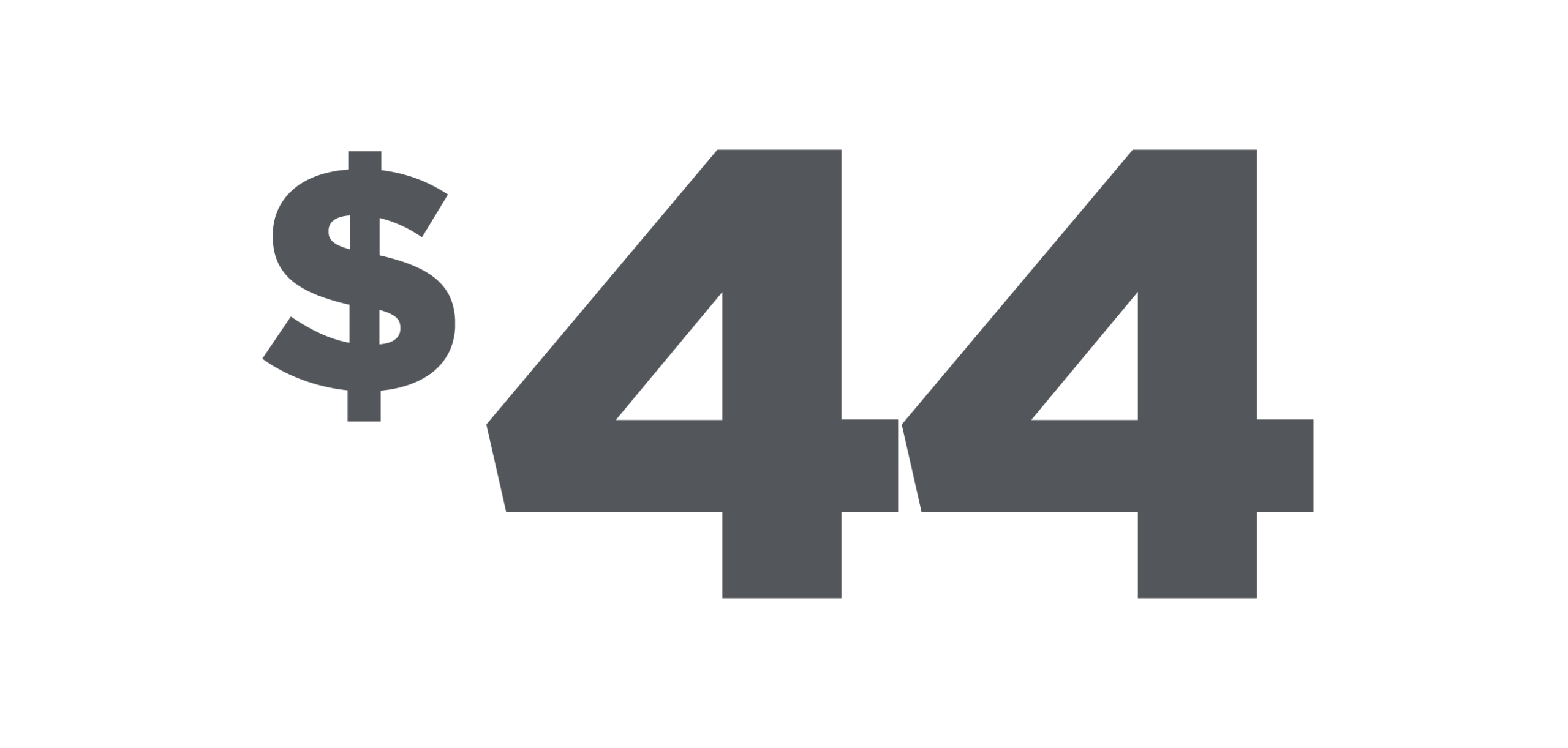 $44 Monthly